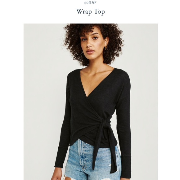 abercrombie wrap sweater